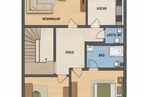 Helle 3-Zimmer-Wohnung mit Balkon und Stellplatz in Stommeln – Die vollständige Adresse der Immobilie erhältst du vom Anbieter., 50259 Pulheim – Vorschaubild 2