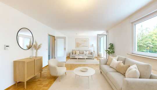 Bild von Reihenmittelhaus mit Garten in ruhiger Feldrandlage