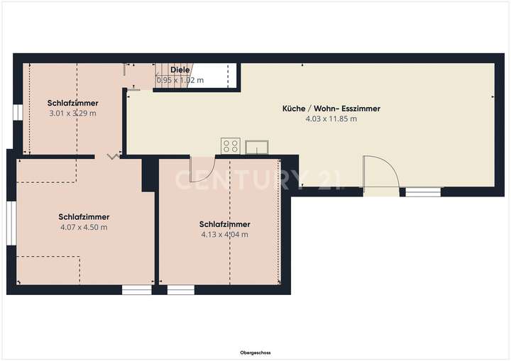 Grundriss Obergeschoss