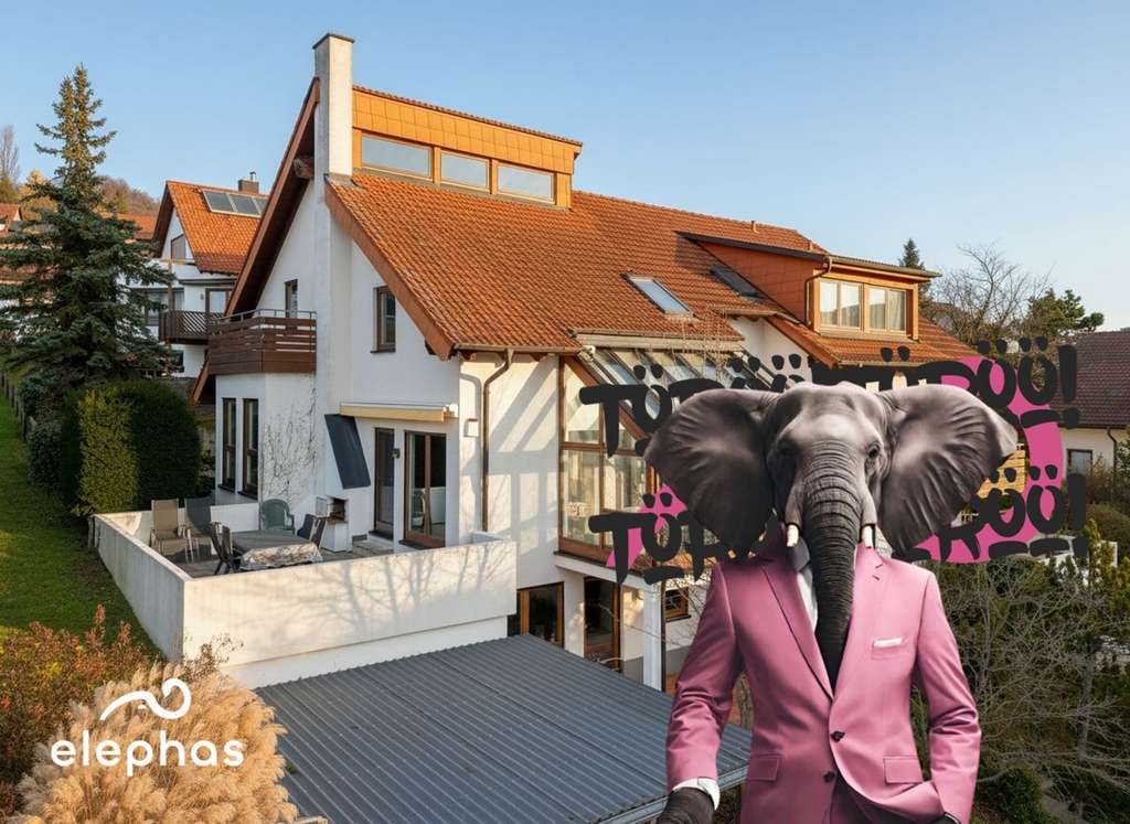 Immobilie in Eningen unter Achalm - Maisonettewohnung mit außergewöhnlichem Raumgefühl & sep. 2-Zi-Wohnung in einem Haus! - Bild 0