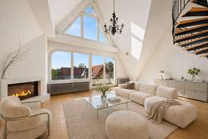 6.466- pro QM- EINZIGARTIGE DACH-MAISONETTE MIT WEITBLICK über Berlin - Villenlage Dahlem