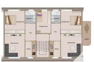 7 +3 Wohnungen mitten in Vaihingen – Die vollständige Adresse der Immobilie erhältst du vom Anbieter., 70563 Vaihingen-Mitte, Stuttgart – Vorschaubild 12