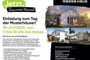TAG DES MUSTERHAUSES!  IN RANGSDORF 19.-21.9. , 11-16 Uhr! – Potsdam – Vorschaubild 1