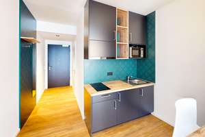 Helle 1-Zimmer-Wohnung mit geschmackvoller Möblierung – 60528 Niederrad, Frankfurt am Main – Vorschaubild 2