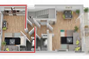 #360° Besichtigung *** Zentral und ruhig *** 1-Zimmer App. mit Gartennutzung frei! – Die vollständige Adresse der Immobilie erhältst du vom Anbieter., 63263 Neu-Isenburg – Vorschaubild 10