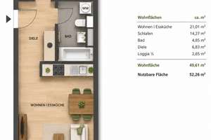 Charmantes und modernes 2-Zimmer-Apartment mit Loggia und gemeinschaftlicher Dachterrasse – Die vollständige Adresse der Immobilie erhältst du vom Anbieter., 81379 Obersendling, München – Vorschaubild 11