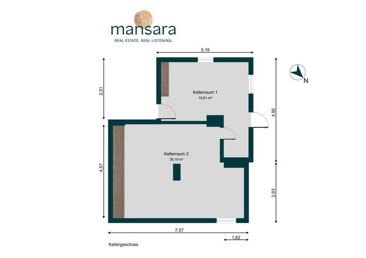 Grundriss Kellergeschoss