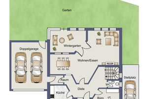 Wohnen mit Stil: Großzügiges Haus mit 6 Zimmern, Wintergarten, Doppelgarage, Kamin & Einliegerwhg! – Heilbronn (Kreis) – Vorschaubild 44