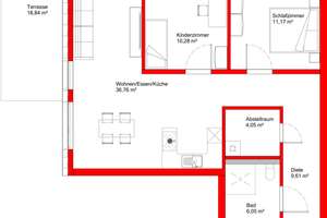 Neubau 3-Zimmer-Wohnung EG mit Terrasse – Die vollständige Adresse der Immobilie erhältst du vom Anbieter., 74532 Ilshofen – Vorschaubild 6