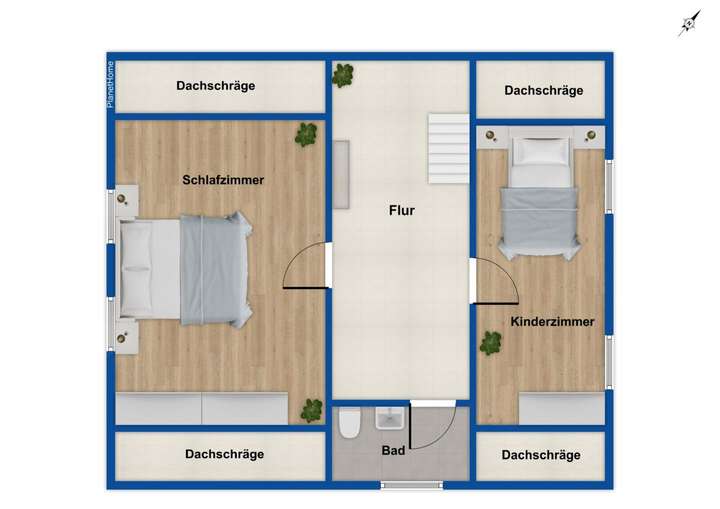 Grundriss Obergeschoss