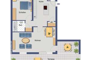 Penthouse-Träume über den Dächern Eibachs - inklusive im Wohnungspreis sind Garage und Stellplatz – Die vollständige Adresse der Immobilie erhältst du vom Anbieter., 90451 Röthenbach Ost, Nürnberg – Vorschaubild 13