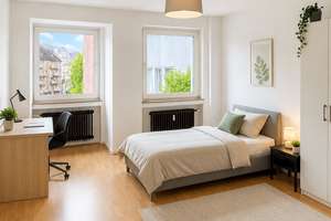WG-ZIMMER mit ca. 21 m² in Düsseldorf-Oberbilk – sofort frei