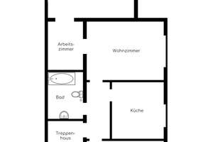 Attraktive Erdgeschoss 2,5-Zimmer-Wohnung mit Terrasse in Oberhausen Schmachtendorf – Schmachtendorfer Str. 54, 46147 Holten, Oberhausen – Vorschaubild 3