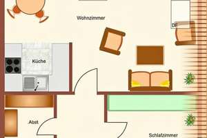 Thalheim - Die perfekte 2-Raum-Wohnung für Singles oder Paare – Die vollständige Adresse der Immobilie erhältst du vom Anbieter., 6766 Bitterfeld-Wolfen – Vorschaubild 12