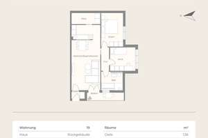 Wohnung Nr. 19: Dachgeschoss – Charmante 3-Zimmer-Wohnung mit besonderem Flair – Landsberger Strasse 519, 81241 Pasing, München – Vorschaubild 8