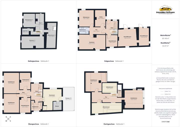 Grundrisse Haus gesamt