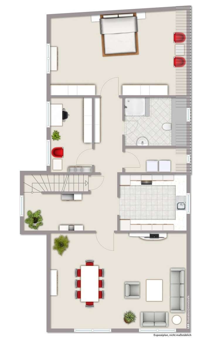 Grundriss Obergeschoss