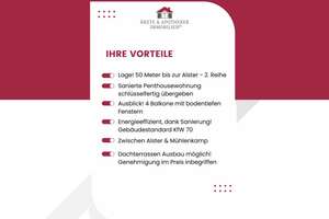 Erstbezug nach hochwertiger energetischer Sanierung – stilvolles Wohnen in unmittelbarer Alsternähe! – Die vollständige Adresse der Immobilie erhältst du vom Anbieter., 22301 Winterhude, Hamburg – Vorschaubild 2