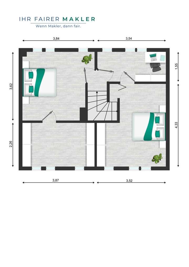 Grundriss Dachgeschoss