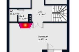 Gepflegtes Stadthaus in bevorzugter Lage in den Elbvororten und direkter Nähe zur ISH – Die vollständige Adresse der Immobilie erhältst du vom Anbieter., 22609 Osdorf, Hamburg – Vorschaubild 12