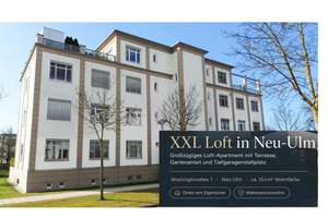 XXL-Loft mit 134 m² Wohnfläche, Terrasse & 170 m² Privatgarten