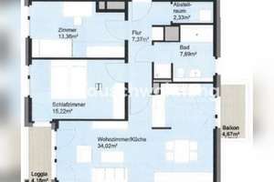 Tauschwohnung: Hochwertige 3-Zimmer-Wohnung inkl. 2 Balkonen in Barmbek-Süd