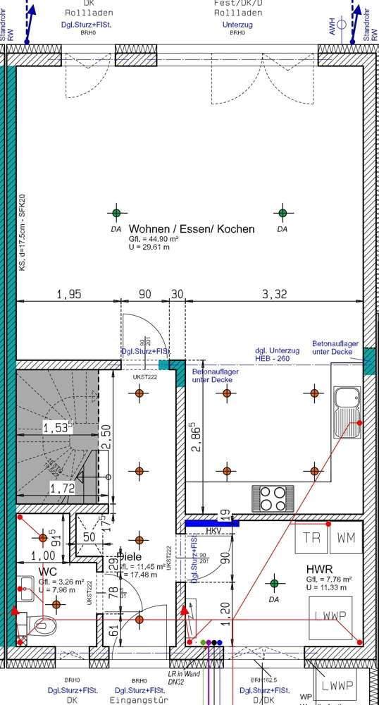 Grundriss Erdgeschoss