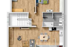 Stilvolle Maisonette-Wohnung mit Loggia und Garage in Wuppertal-Elberfeld – Die vollständige Adresse der Immobilie erhältst du vom Anbieter., 42119 Elberfeld, Wuppertal – Vorschaubild 11