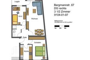 Dachgeschoss in Gelsenkirchen – Bergmannstraße 67, 45886 Ückendorf, Gelsenkirchen – Vorschaubild 10