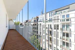 NEU: WOHNEN UND ARBEITEN AUF TOPNIVEAU DIREKT AM STADTGARTEN + 3 BALKONE + 2 BÄDER +PROVISIONSFREI+