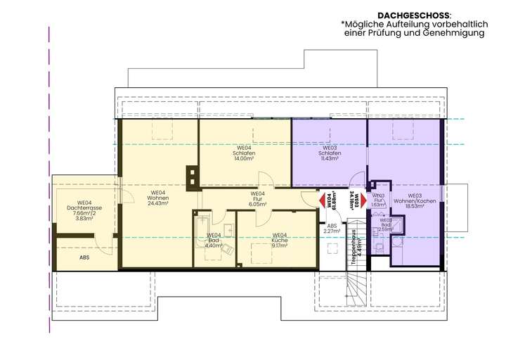 Grundriss Dachgeschoss