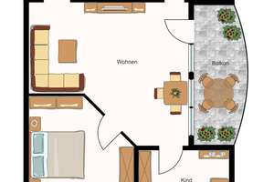 Investieren mit Stil: moderne, vermietete Wohnung in Top-Zustand – Die vollständige Adresse der Immobilie erhältst du vom Anbieter., 70619 Riedenberg, Stuttgart – Vorschaubild 12