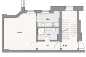 Urban wohnen & ruhig schlafen: 1-Zimmer-Wohnung im Seitenflügel in Berlin-Friedrichshain – Die vollständige Adresse der Immobilie erhältst du vom Anbieter., 10245 Friedrichshain, Berlin – Vorschaubild 8