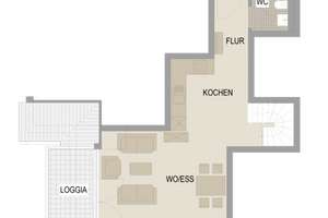 Exklusive Maisonette im Dachgeschoss - mit Galerie, Ankleide und mehreren Außenbereichen – Die vollständige Adresse der Immobilie erhältst du vom Anbieter., 80689 Am Westbad, München – Vorschaubild 4