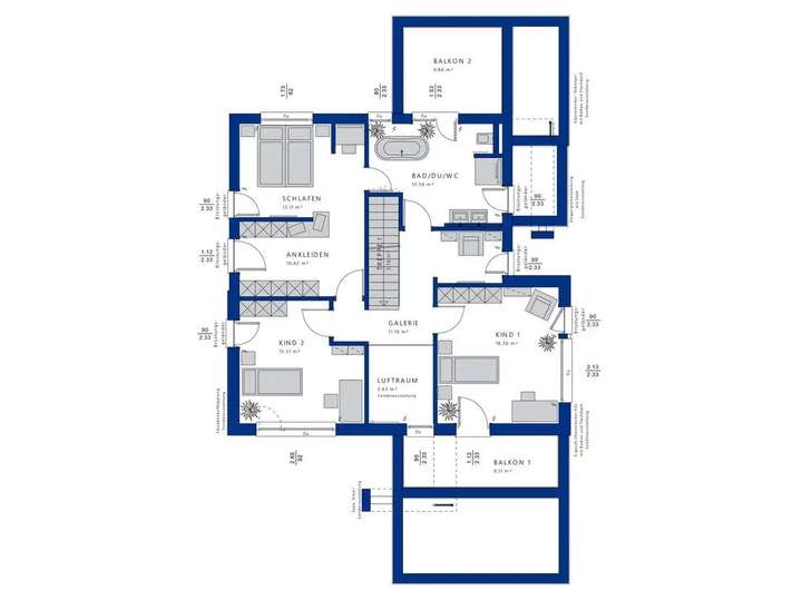 Grundrissvorschlsg Obergeschos