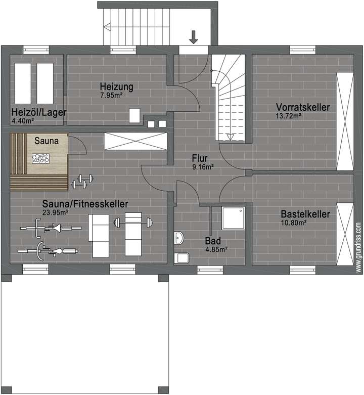 Grundriss Kellergeschoss