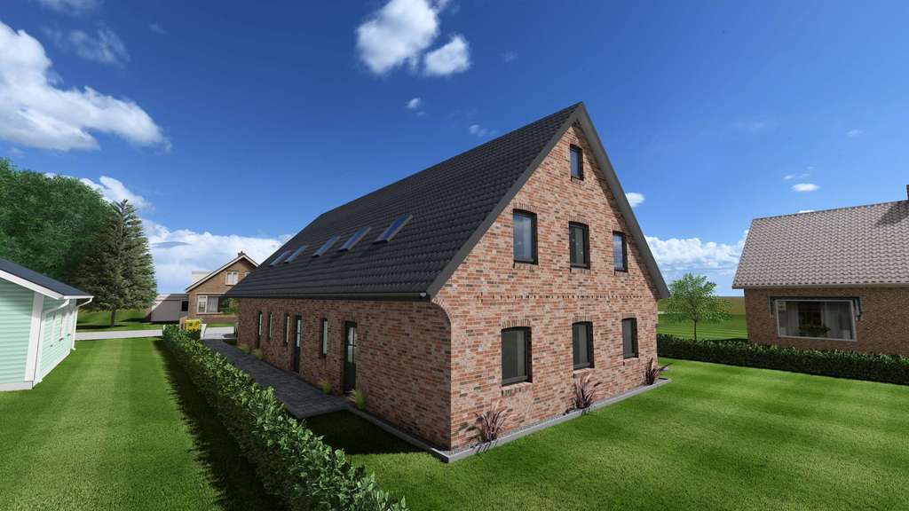 Immobilie in Mildstedt - Neubau-Erdgeschosswohnung in Mildstedt – KfW-55, PV & KfW-296 ab 0,61% p.a. Zinssatz - Bild 4