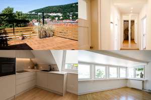 Exklusive Maisonette-Wohnung mit ausgebautem Spitzboden & Dachterrasse über den Dächern von DÜW