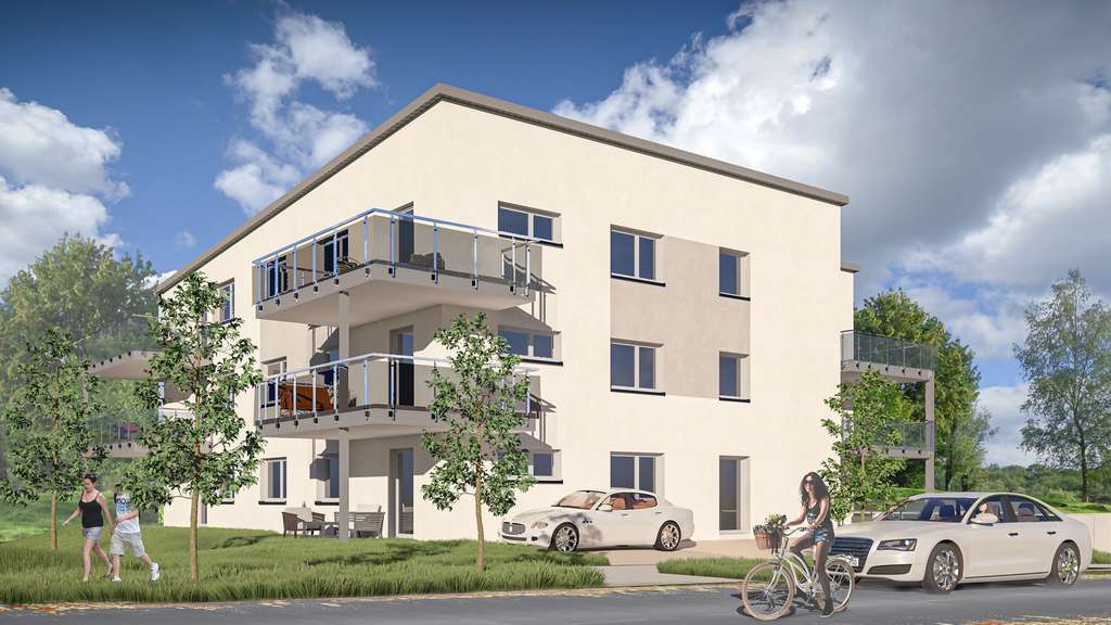Immobilie in Ilshofen - Neubau 2-Zimmer-Wohnung OG mit Balkon - Bild 1