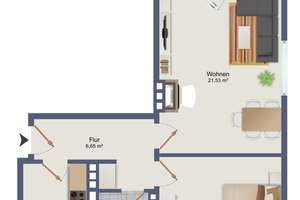 **Abramo&Partner** Renovierungsbedürftige 2-Zimmer-Wohnung  in zentraler Lage von Wiesbaden-Biebrich – Die vollständige Adresse der Immobilie erhältst du vom Anbieter., 65203 Biebrich, Wiesbaden – Vorschaubild 10