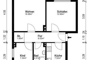 Bremen Horn: Nahe Universität - 3 Zimmer - Balkon – Die vollständige Adresse der Immobilie erhältst du vom Anbieter., 28359 Lehe, Bremen – Vorschaubild 8