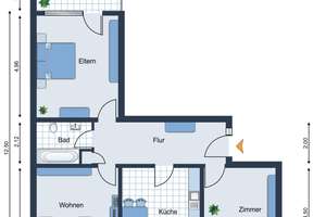 Helle Drei-Zimmer-Eigentumswohnung in Osnabrück-Eversburg – Die vollständige Adresse der Immobilie erhältst du vom Anbieter., 49090 Eversburg, Osnabrück – Vorschaubild 15