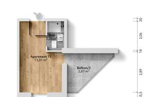 Neubau: Mikroapartments in KFW 55-Standard (A+) | Ap. 15 – Die vollständige Adresse der Immobilie erhältst du vom Anbieter., 81247 Obermenzing, München – Vorschaubild 8