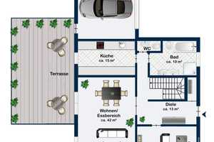 KfW55-Einfamilienhaus in Bestlage mit hochwertiger EBK, Sauna, Garage und Stellplätzen – Hochtaunuskreis – Vorschaubild 24