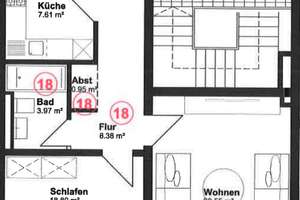 Hier ist die Einbauküche schon drin! Sanierte 2 Zimmer Wohnung mit Balkon in Krefeld! – Kempener Allee 162, 47803 Benrad-Nord, Krefeld – Vorschaubild 12