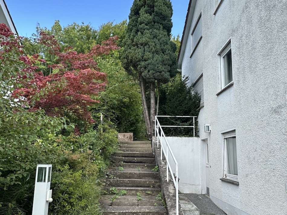 Eingang UG und Außentreppe EG