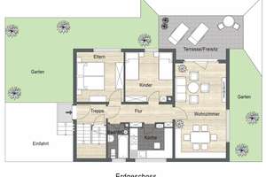 3-FAMILIENHAUS MIT SCHÖNEM GARTEN UND 3 GARAGEN – Die vollständige Adresse der Immobilie erhältst du vom Anbieter., 74172 Neckarsulm – Vorschaubild 15