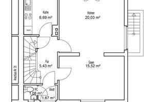 Schöne helle DHH mit Einstellplätzen und großem Grundstück in bevorzugter Lage von Lehndorf! – Die vollständige Adresse der Immobilie erhältst du vom Anbieter., 38116 Lehndorf-Watenbüttel, Braunschweig – Vorschaubild 11