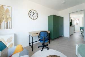 Ankommen, wohlfühlen, studieren: 2-Zimmer Design-Apartment |möbliert|Fahrstuhl |Unilage|Dachgarten – Hansastraße 22, 39106 Alte Neustadt, Magdeburg – Vorschaubild 6
