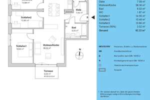 Freifinanzierte großzügige 4-Zimmer-Wohnung – 80995 Feldmoching, München – Vorschaubild 3